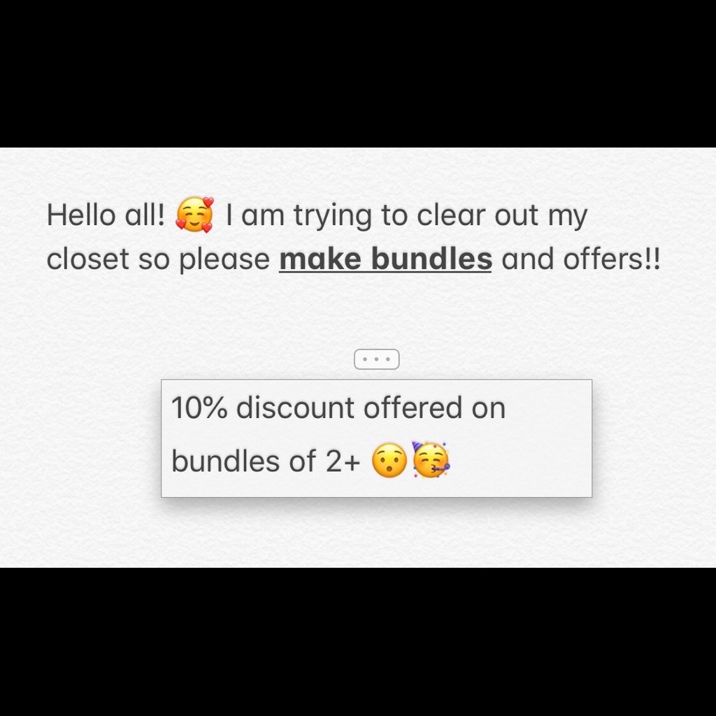Bundle Bundle Bundle!!!